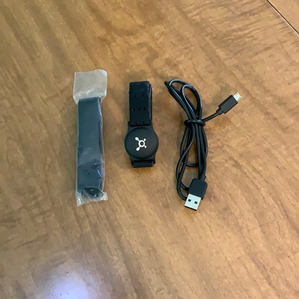 OTF Heart Rate Monitor, Charger, and Additional Armband